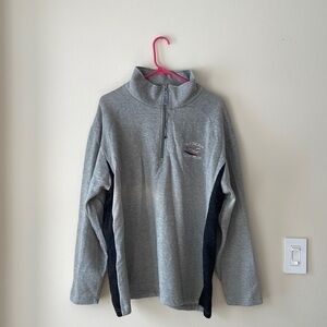 Claudio Nucci Alaskan Bush Pilot Embroidered 1/2 Zip Sweater Size XL